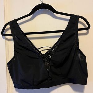 Torrid Mesh Lace-up Bralette